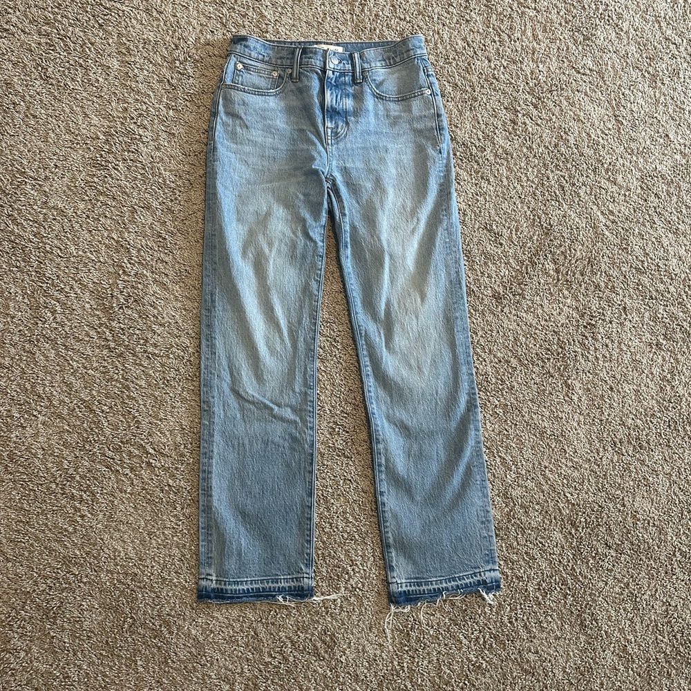 Madewell Light Blue Straight Leg Jeans